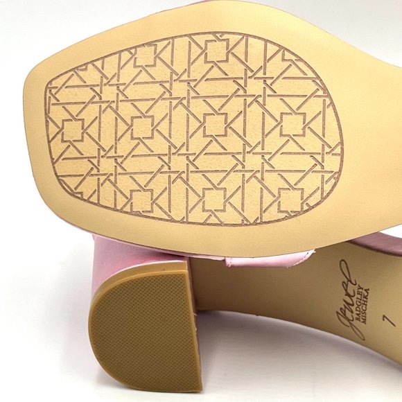 Jewel Badgley Mischka‎ Womens Reese Pink Satin Dress Sandals Heels Shoes 7M - Picture 10 of 13